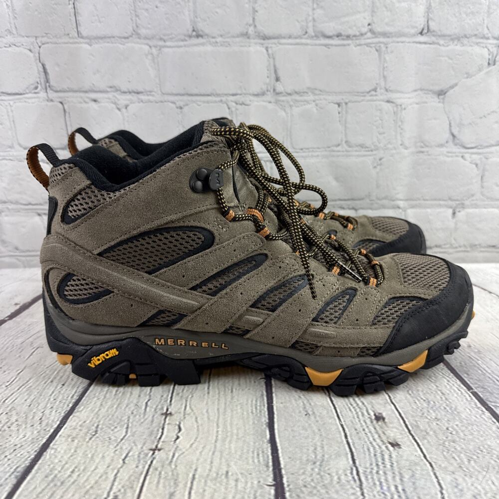 Merrell Moab 2 Vent Hiking Boot Mid Mens US 12.5 Waterproof Suede J06045 EUC - Picture 7 of 10